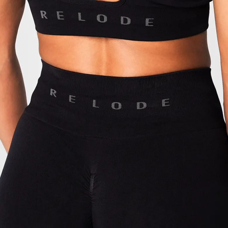 Relode Prime Scrunch Tights, Black