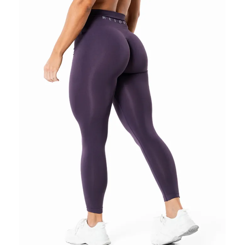 Relode Prime Scrunch Tights, Plommonlila
