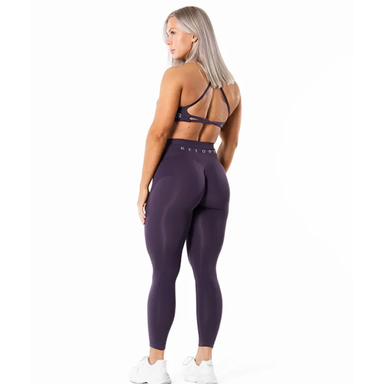 Relode Prime Scrunch Tights, Plommonlila