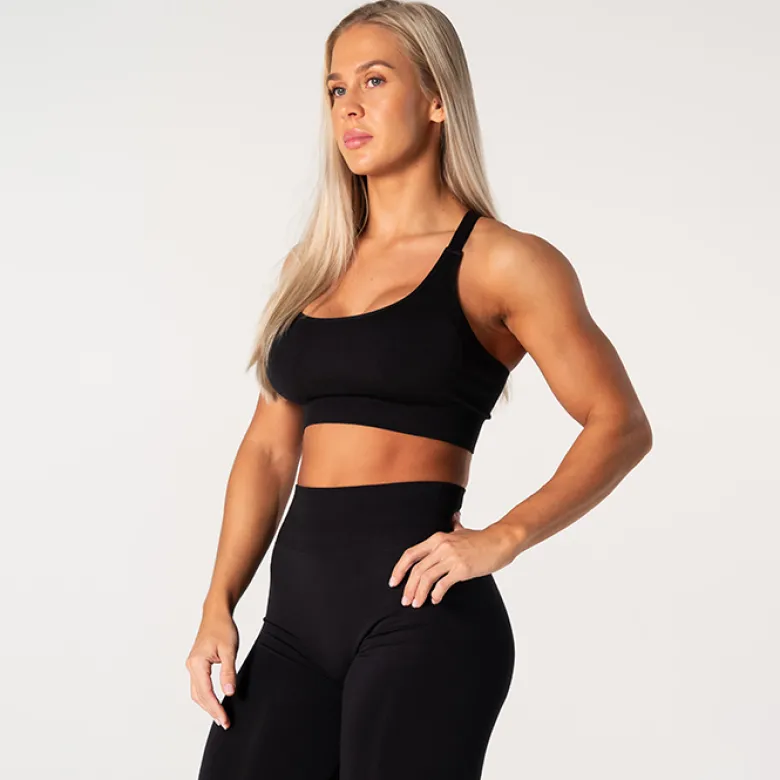 Relode Prime Scrunch Top, Black