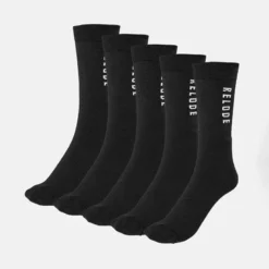 Relode Training Socks 5-pack, Black