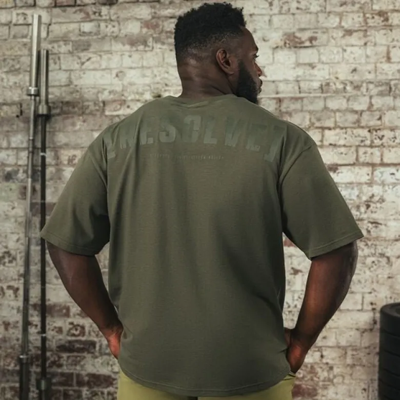 Resolve Oversized T-Shirt Unisex Khaki