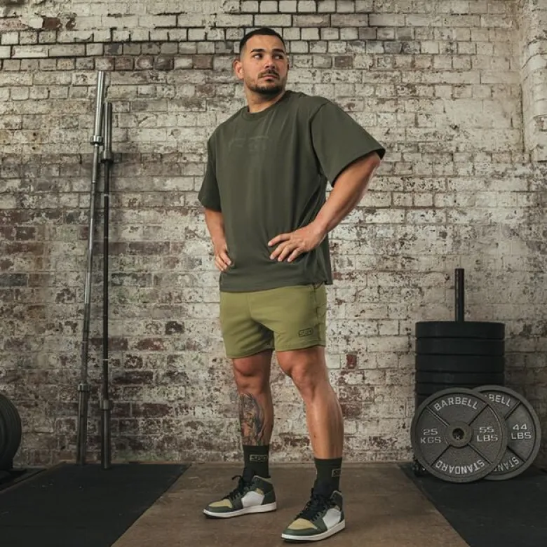 Resolve Oversized T-Shirt Unisex Khaki