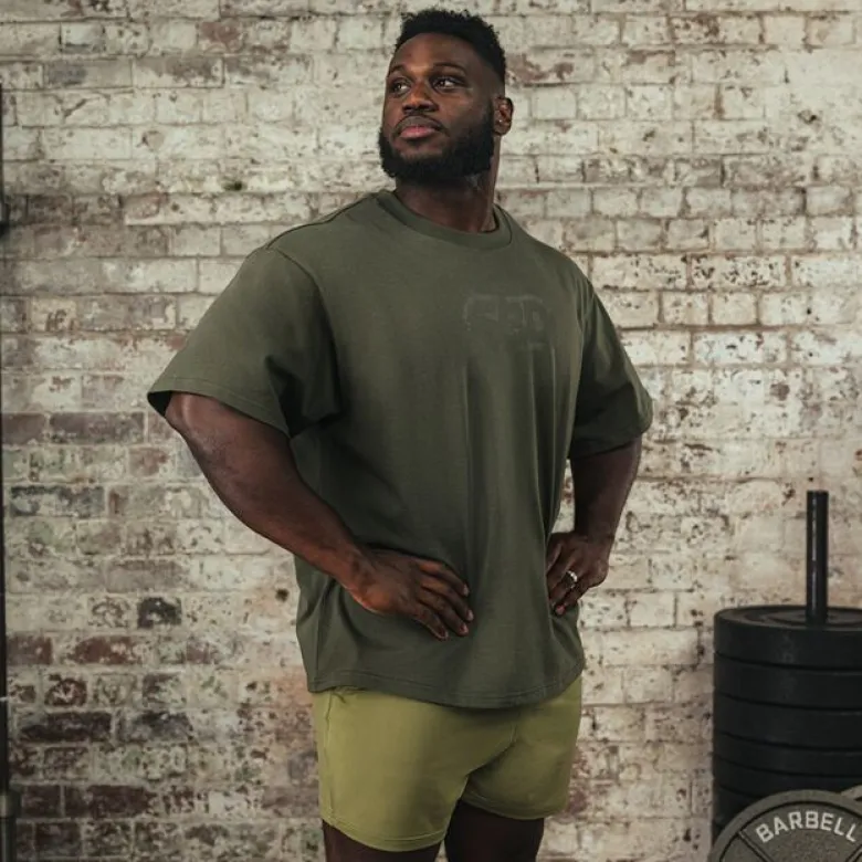 Resolve Oversized T-Shirt Unisex Khaki