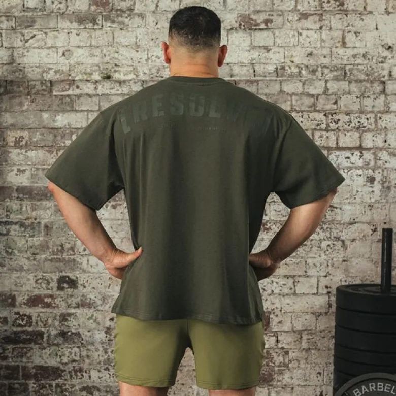 Resolve Oversized T-Shirt Unisex Khaki