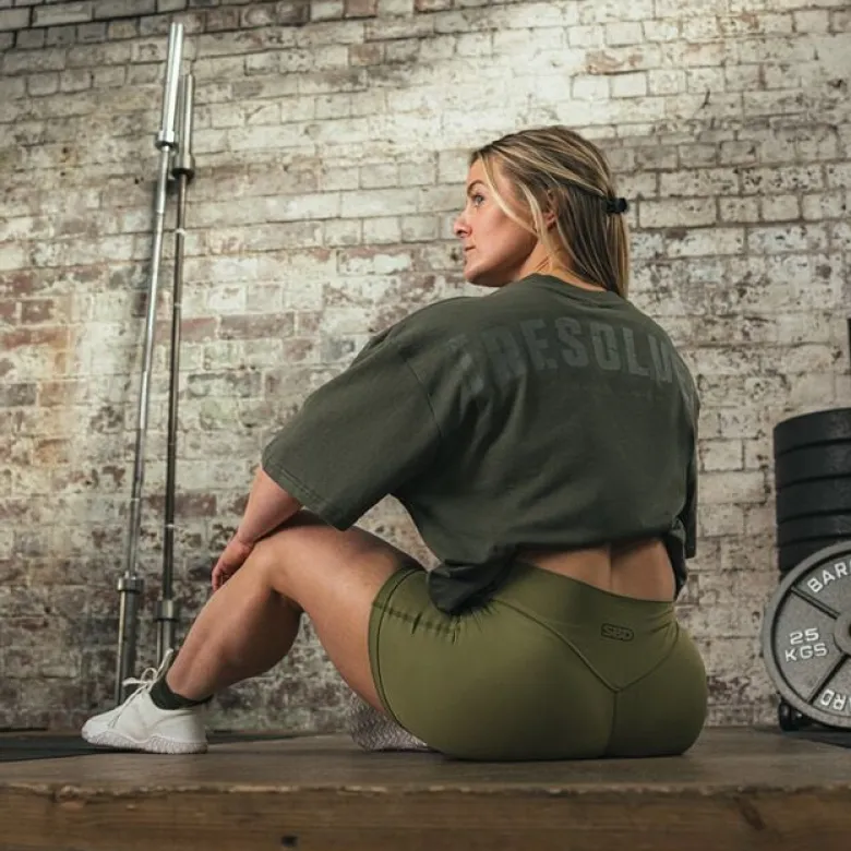 Resolve Oversized T-Shirt Unisex Khaki