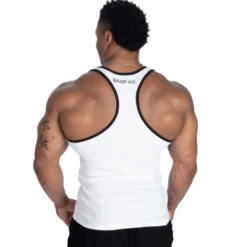 Ribbed T-back, White