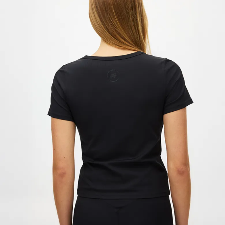 Rib Drymotion Tee, Black