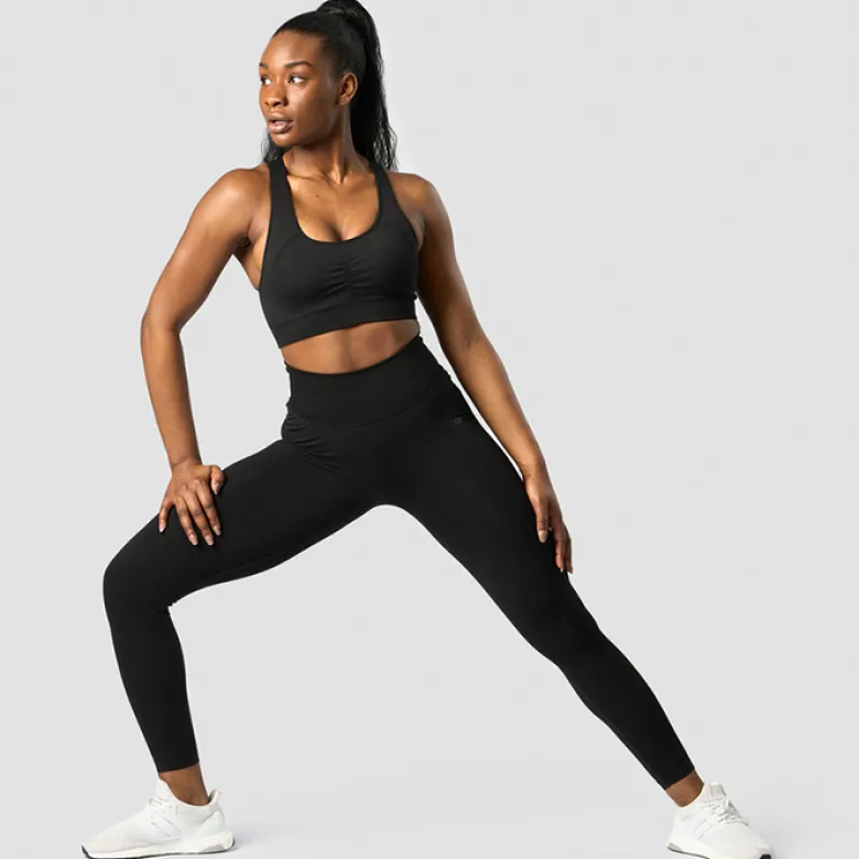 Rush Seamless Tights, Black