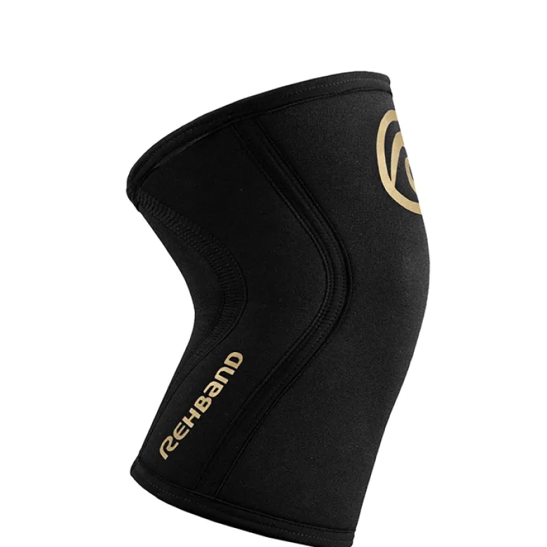 RX Knee Sleeve 5 mm Gold Black XS