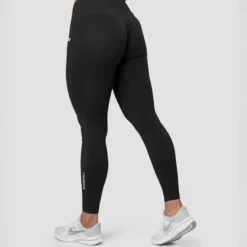 Scrunch V-shape Tights, Black