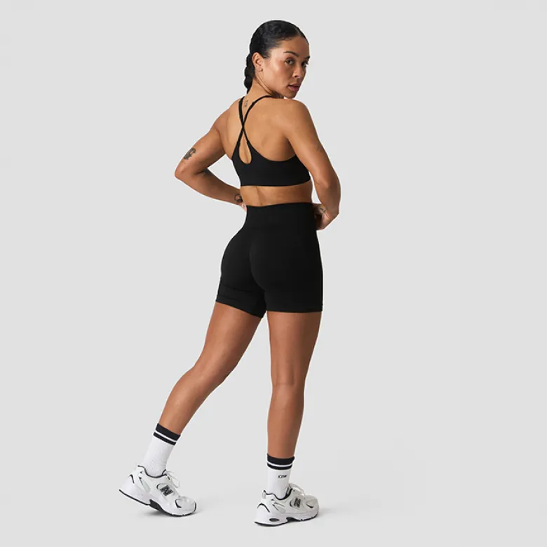 Sculpt Seamless Midi Shorts, Black