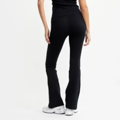 Seamless Flare Tights, Black