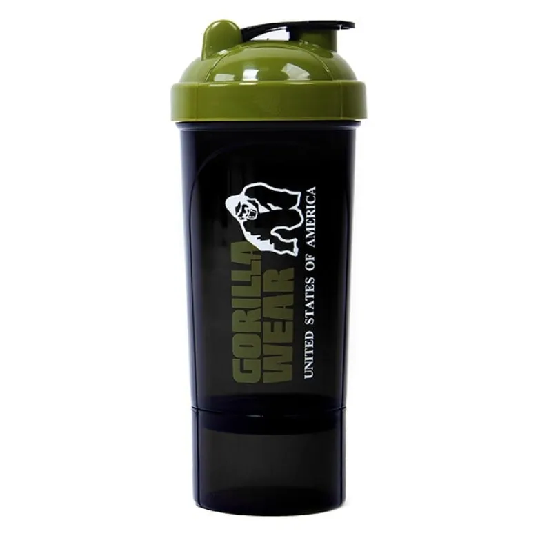 Shaker Compact Svart/Grønn 400 ml + 100 ml