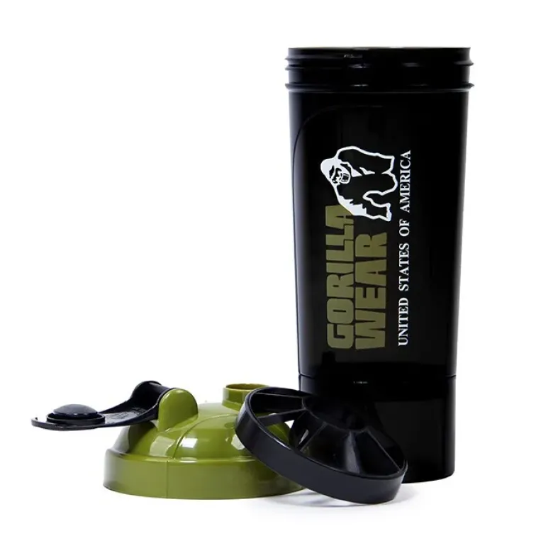 Shaker Compact Svart/Grønn 400 ml + 100 ml