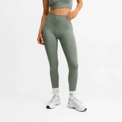 Signature Seamless Tights Agave Green