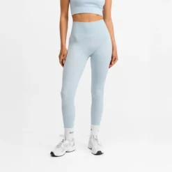 Signature Seamless Tights Light Blue