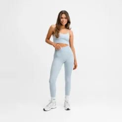 Signature Seamless Tights Light Blue