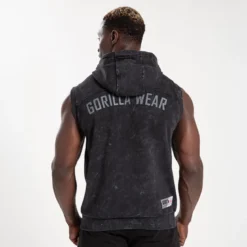 Silverdale Sleeveless Hoodie, Black