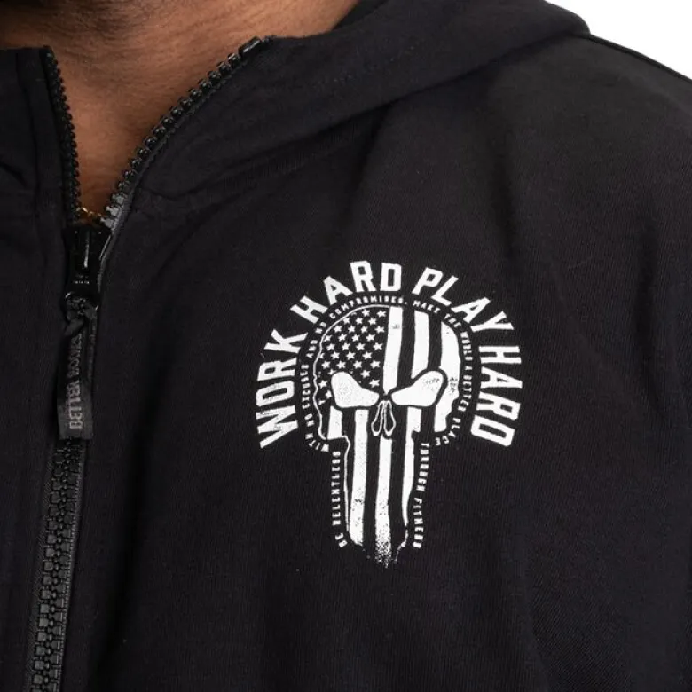 Skull Standard Hood, Black