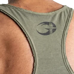 Skull T-back, Acid Washed Green