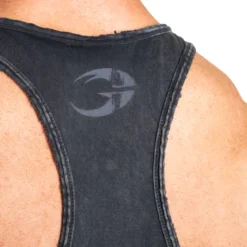 Skull T-back, Washed Black