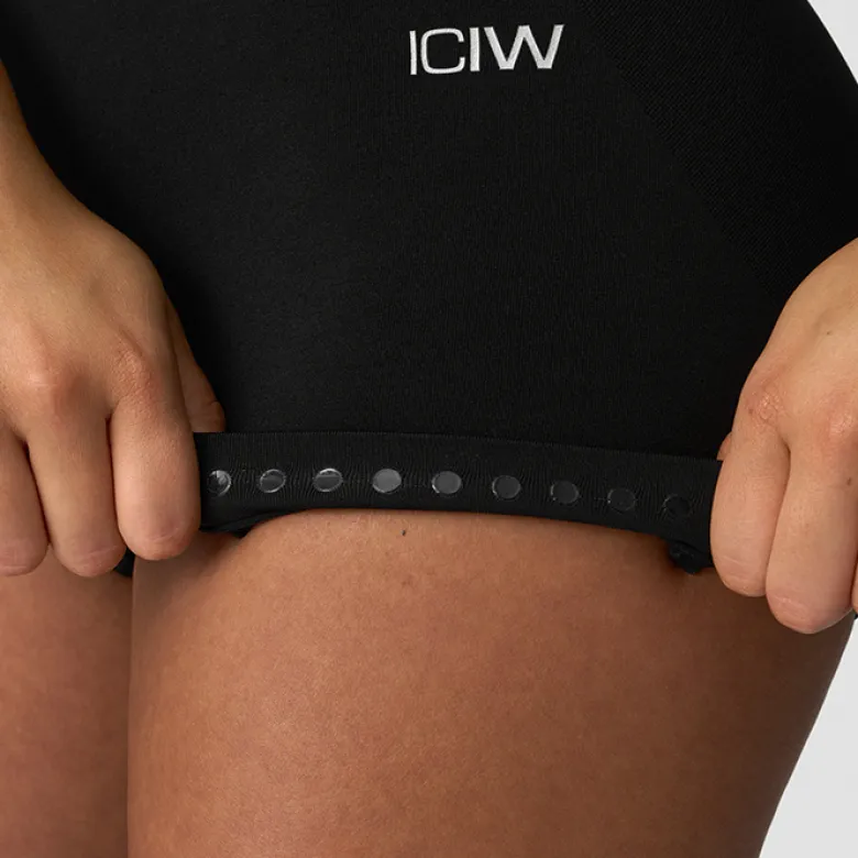 Smooth Seamless Shorts, Black