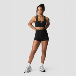 Smooth Seamless Shorts, Black