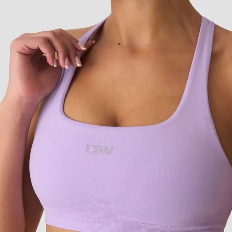 Smooth Seamless Sports Bra, Pastel Lilac