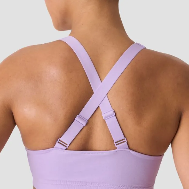 Smooth Seamless Sports Bra, Pastel Lilac