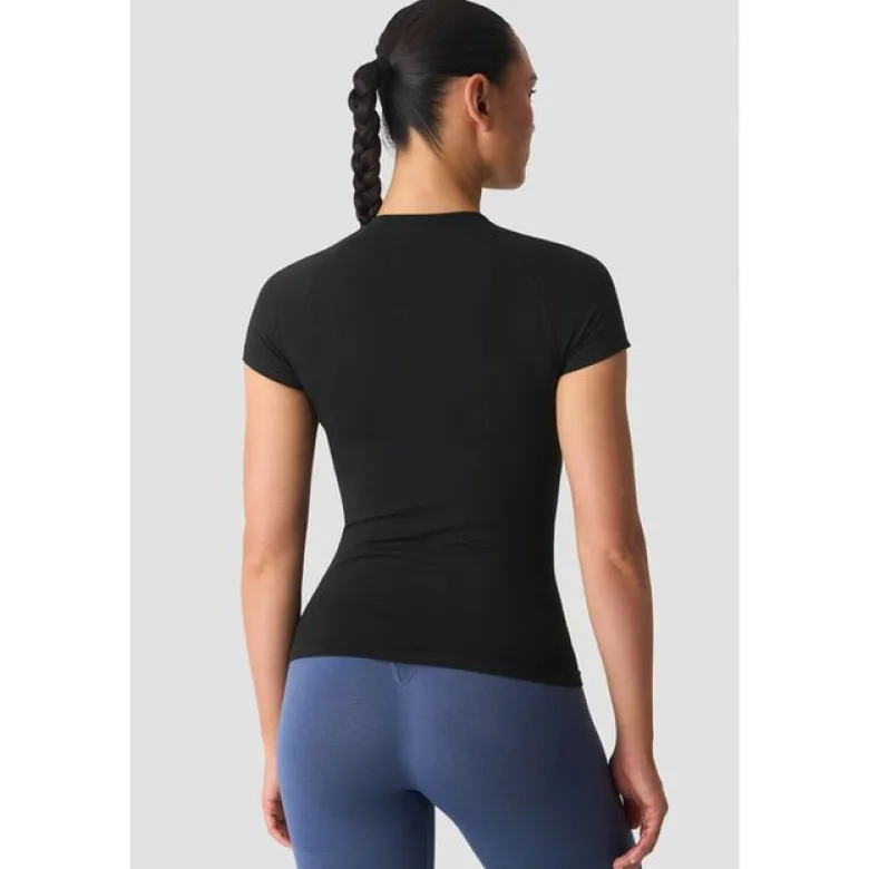 Smooth Seamless Tee, Black
