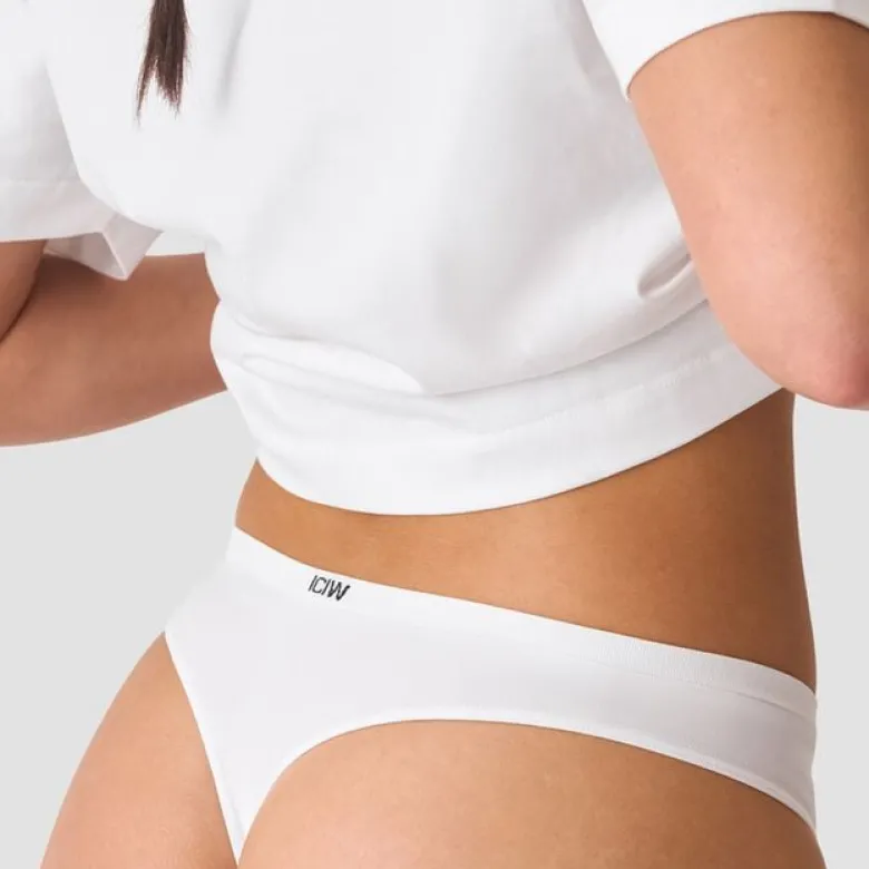 Smooth Seamless Thong 2-pack, White