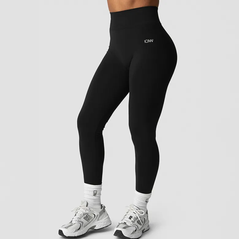Smooth Seamless Tights, Black
