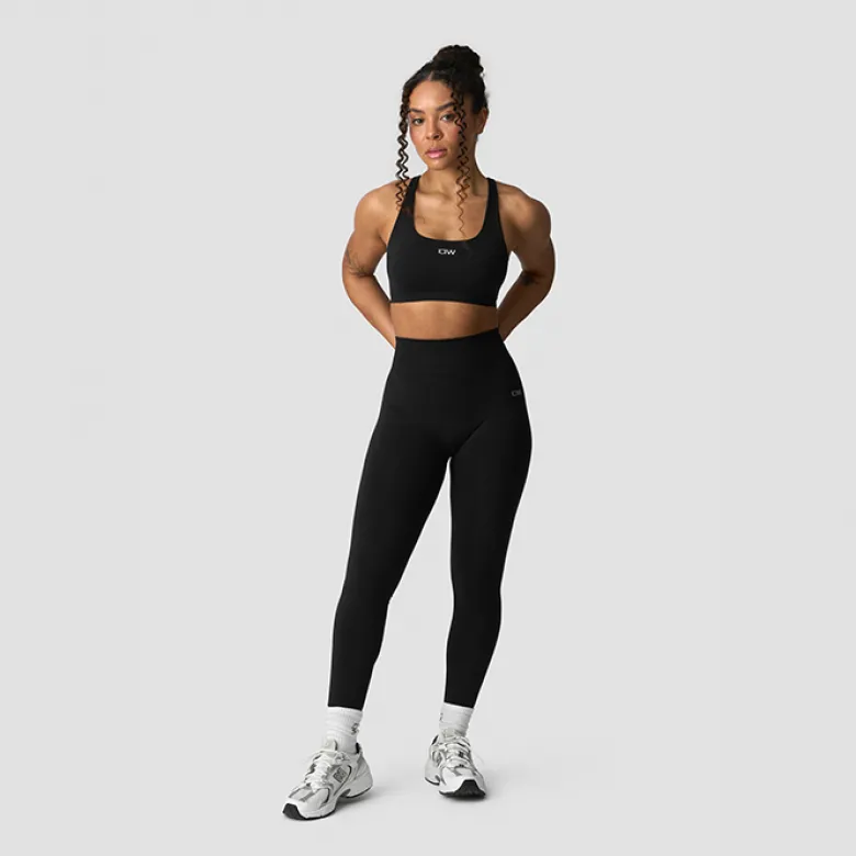 Smooth Seamless Tights, Black