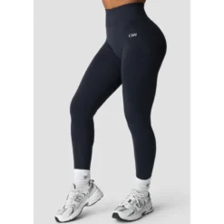 Smooth Seamless Tights, Navy