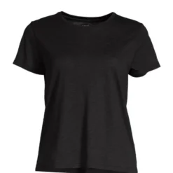 Soft Texture Tee, Black