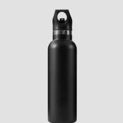 Stainless Steel Water Bottle 600 ml, Black