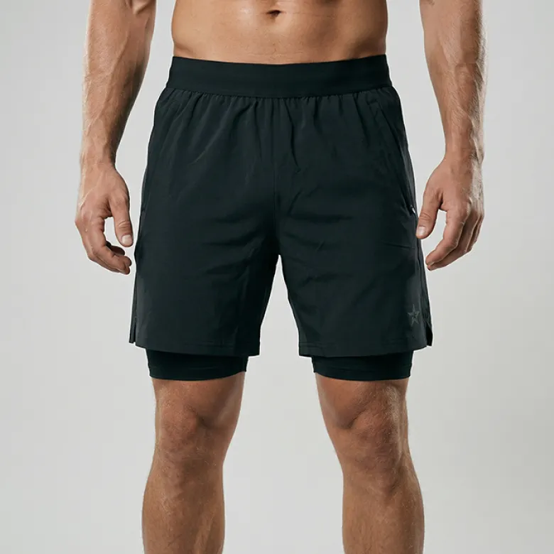 Star 2-in-1 Shorts Black