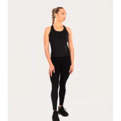 Star Strap Tank Top Black