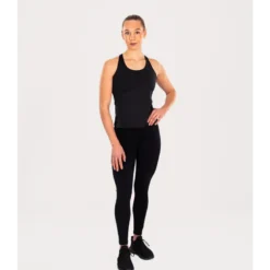 Star Strap Tank Top Black