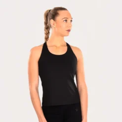 Star Strap Tank Top Black