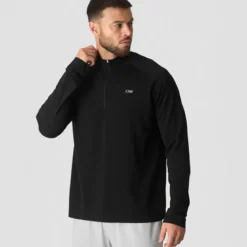 Stride 1/4 Longsleeve, Black
