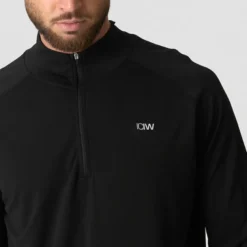 Stride 1/4 Longsleeve, Black