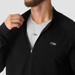 Stride 1/4 Longsleeve, Black