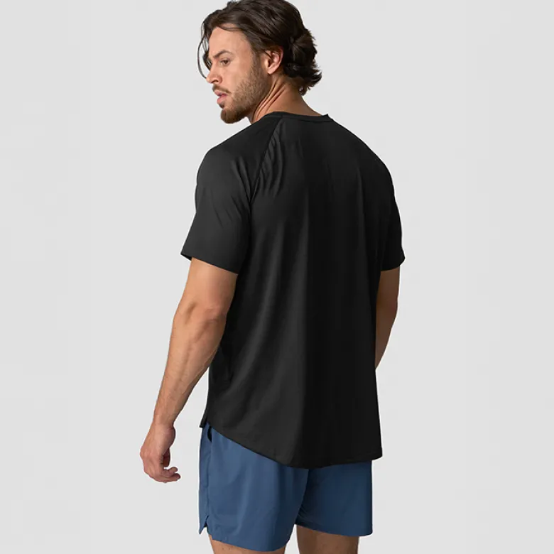 Stride Raglan T-shirt, Black