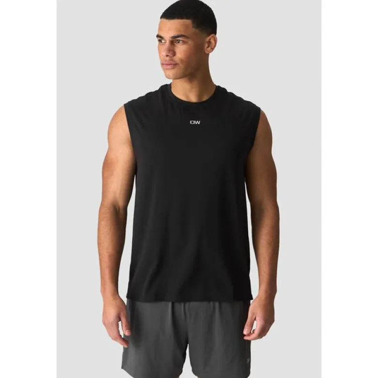 Stride Sleeveless Tee Dri-Release, Black
