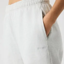 Studio Oversized Sweatpants, Ultra Light Grey Melange