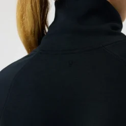 Studio Soft Halfzip Sweatshirt, Black Beauty