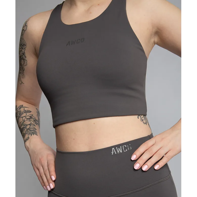 Studio Sports Bra, Graphite Grey