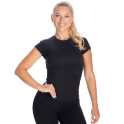 Tapered Tee, Black